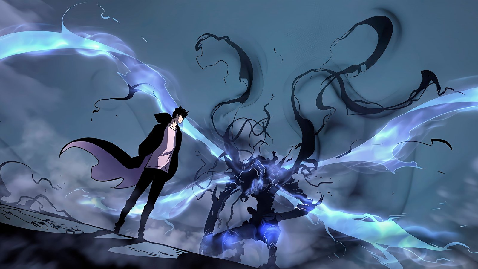 Third collage image about Solo Leveling anime miniatura