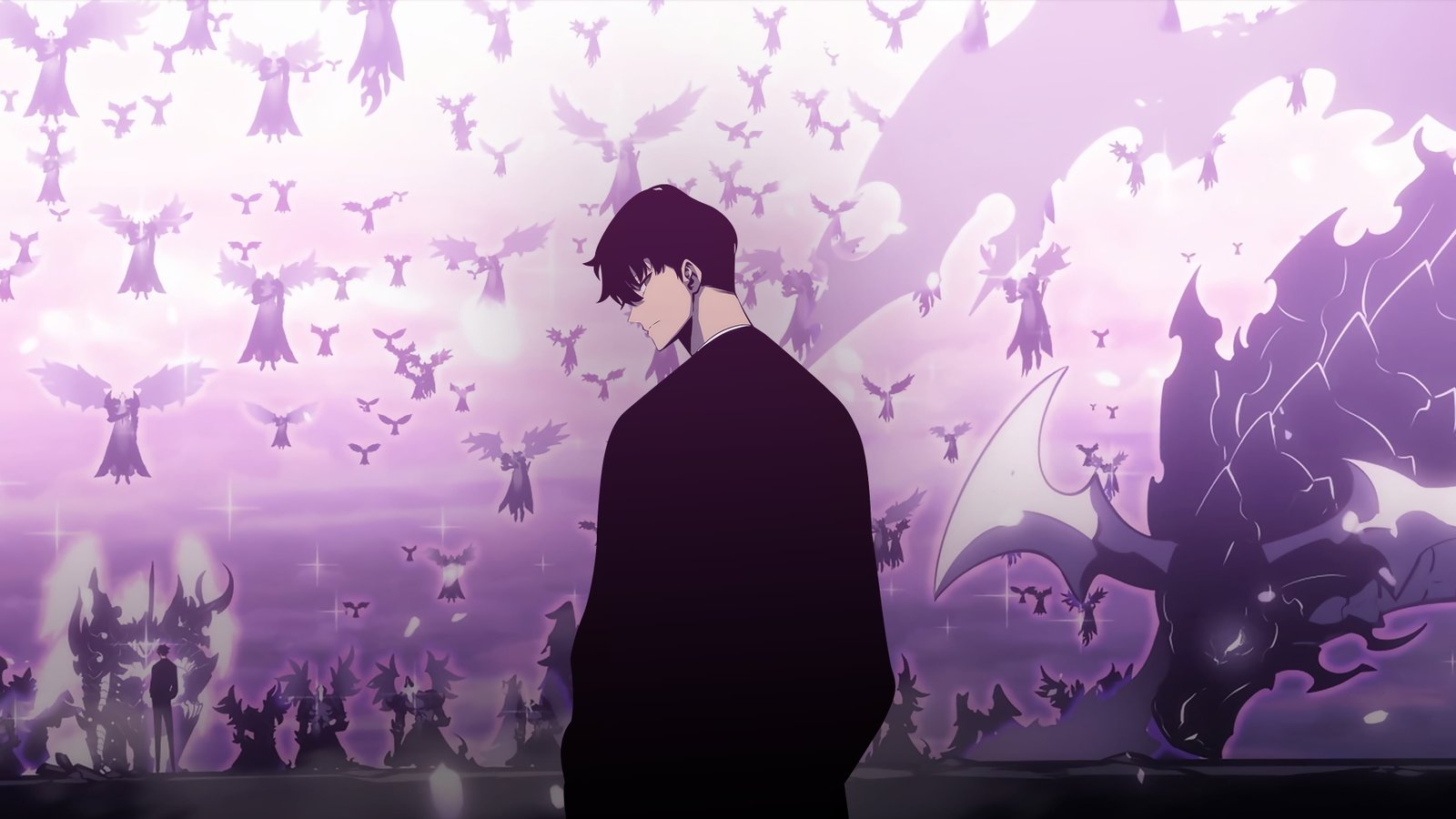Imagen promocional, fanArt o extracción del anime: Solo leveling